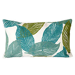 Liora Manne Mystic Leaf 12-Inch x 20-Inch Outdoor Throw Pillow