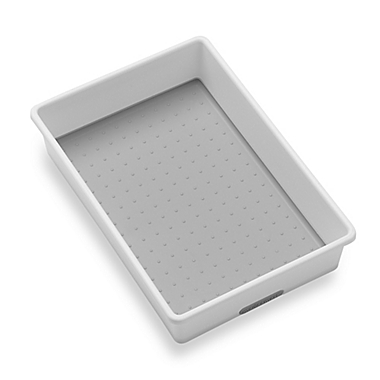 madesmart&reg; 6-Inch x 9-Inch Drawer Organizer in White/Grey. View a larger version of this product image.
