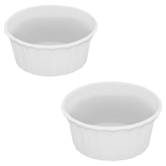 CorningWare® French White® 7 oz. Round Ramekins (Set of 2) Bed Bath