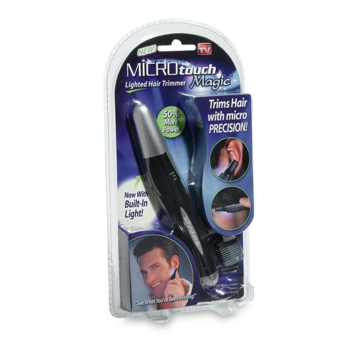 As Seen On Tv Micro Touch Magic Lighted Hair Trimmer Bed Bath