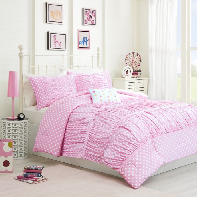 Mizone Lia Comforter Set In Pink Buybuy Baby