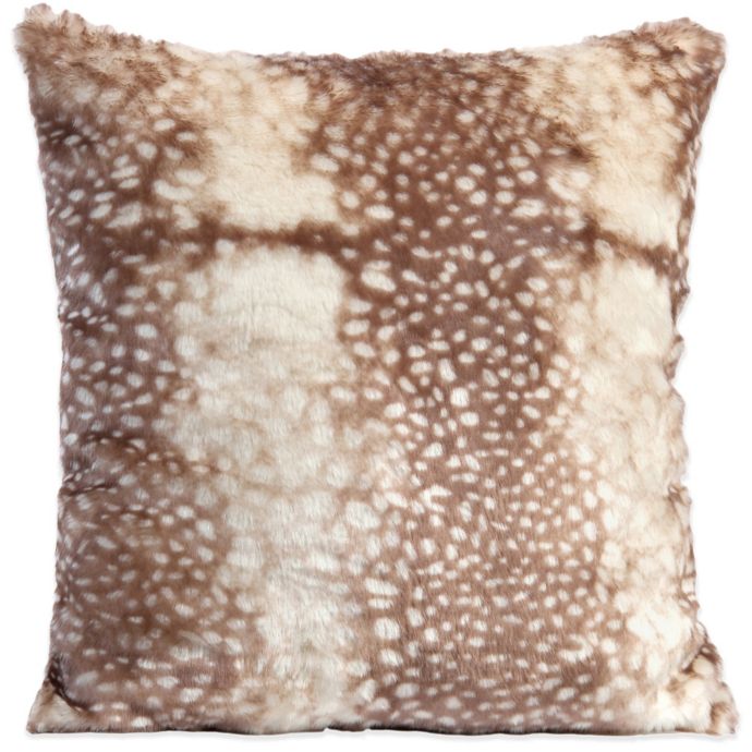 Berkshire Doe Print Velvet Plush Throw Pillow Bed Bath Beyond
