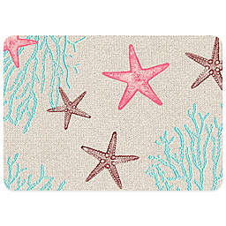 Bungalow Flooring 22-Inch x 31-Inch Starfish Hooked Accent Kitchen Mat
