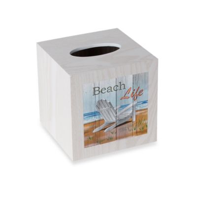 beach tissue box cover