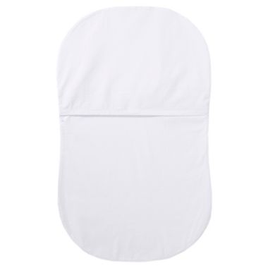 HALO&reg; Bassinest&reg; Swivel Sleeper Fitted Sheet in Grey. View a larger version of this product image.