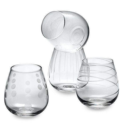 Alternate image 1 for Mikasa® Cheers 14 oz. Stemless Wine Glasses (Set of 4)