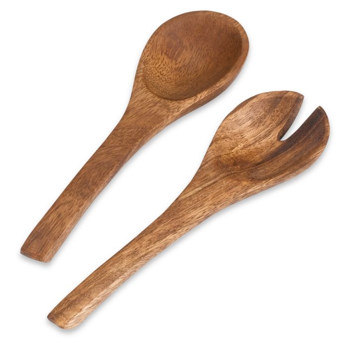 Noritake® Kona Wood Salad Servers Bed Bath and Beyond Canada