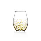 Alternate image 1 for Fitz and Floyd&reg; Luster Stemless Wine Glasses in Gold (Set of 4)