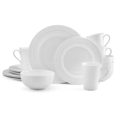 white dishes