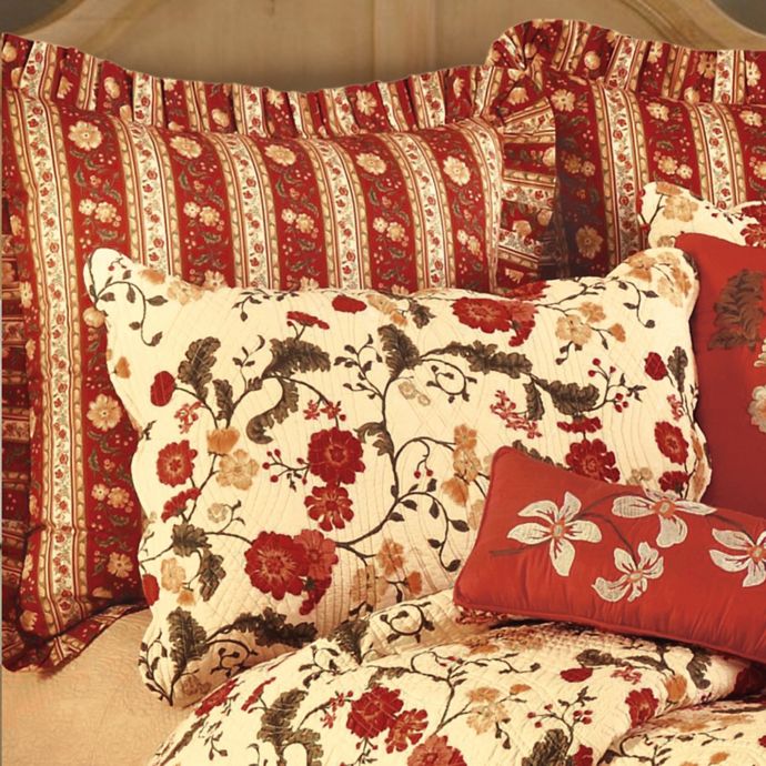 Red Carlisle Pillow Sham Bed Bath Beyond