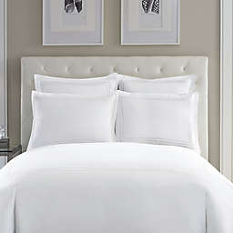 Wamsutta® Baratta Stitch Cotton European Pillow Sham in White