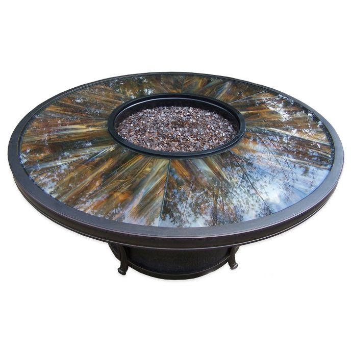 Oakland Living Sunray 48 Inch Fire Pit Table Bed Bath Beyond