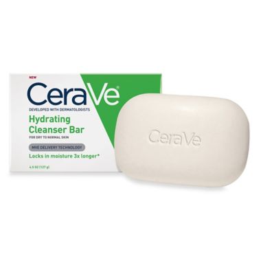 CeraVe&reg; 4.5 oz. Hydrating Cleanser Bar. View a larger version of this product image.