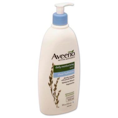 Aveeno&reg; Active Naturals&reg; 18 oz. Sheer Hydration Daily Moisturizing Lotion. View a larger version of this product image.