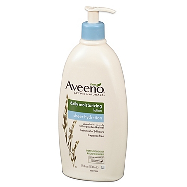 Aveeno&reg; Active Naturals&reg; 18 oz. Sheer Hydration Daily Moisturizing Lotion. View a larger version of this product image.