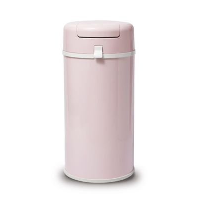 Bubula Steel Extra Large Diaper Pail in Baby Pink