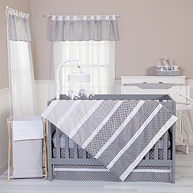 Trend Lab&reg; Ombre Grey Diaper Stacker. View a larger version of this product image.