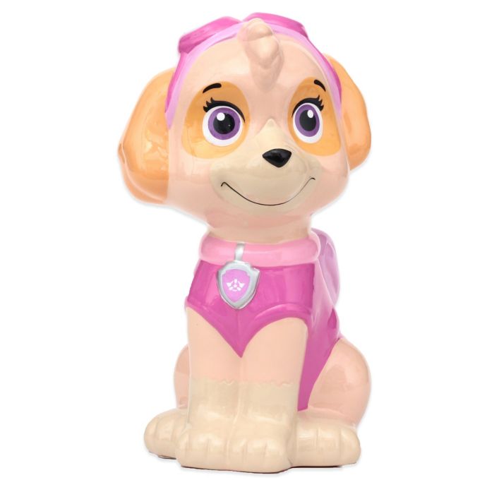 paw patrol plush piggy bank