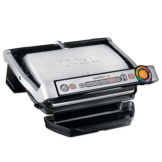 Alternate image 1 for T-Fal® OptiGrill+™ Stainless Steel Indoor Electric Grill