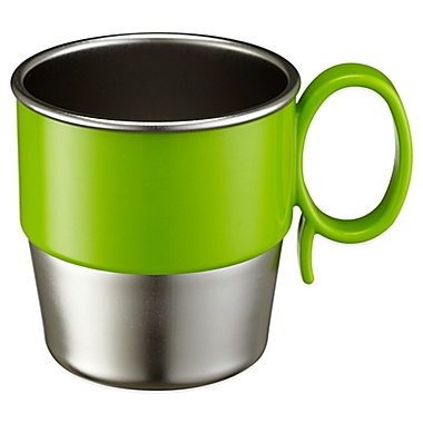 Innobaby Din Din SMART&trade; 9 oz. Stainless Steel Cup in Green. View a larger version of this product image.