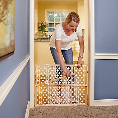 Toddleroo by North States&reg; Quick-Fit&reg; Oval Mesh Gate. View a larger version of this product image.