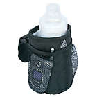 Alternate image 4 for J.L. Childress Cup &#39;N Stuff Stroller Cup Holder with Chevron Lining in Black