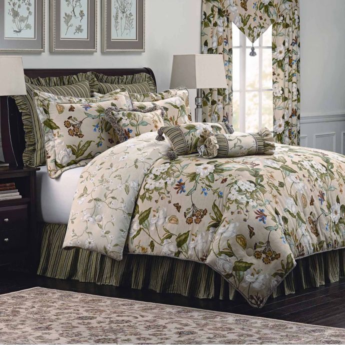 Williamsburg Garden Images Comforter Set In Parchment Bed Bath