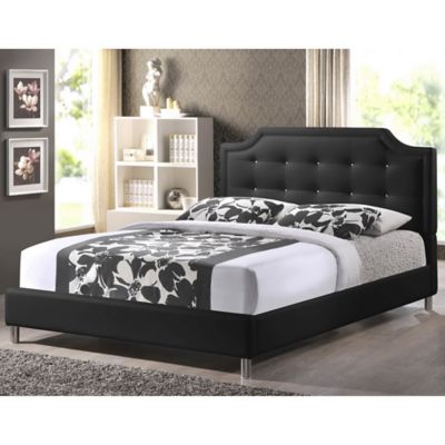 Black Upholstered King Bed Bed Bath Beyond