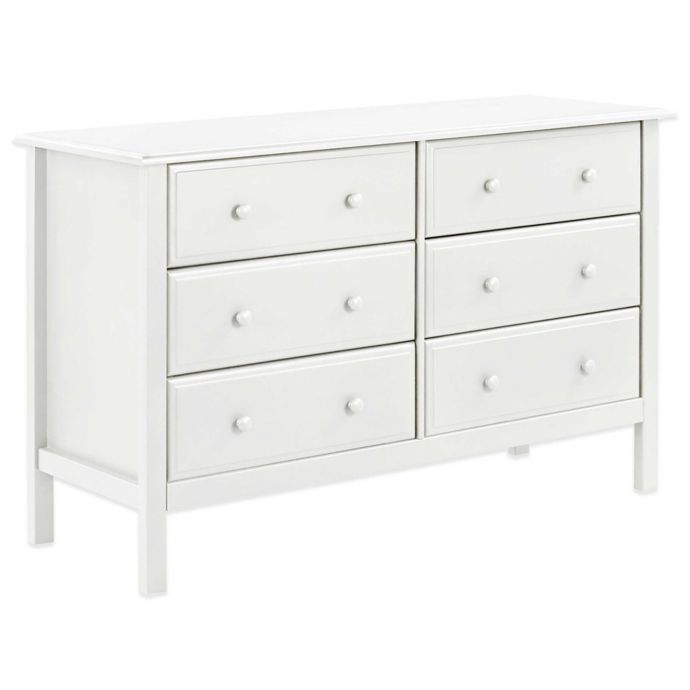 Davinci Jayden 6 Drawer Double Dresser In White Buybuy Baby