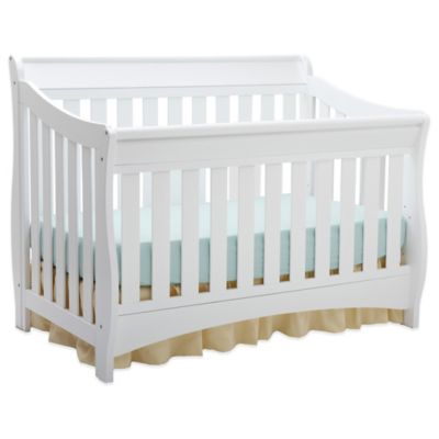 delta convertible crib white