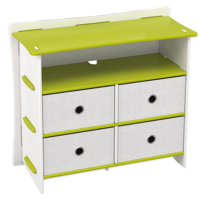 Legare Frog 5 Shelf Tool Free Dresser In Lime Bed Bath And