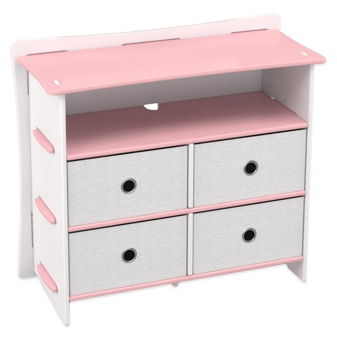 Legare Princess 5 Shelf Tool Free Dresser In Pink Buybuy Baby