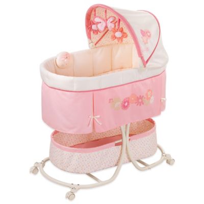 pink bassinet