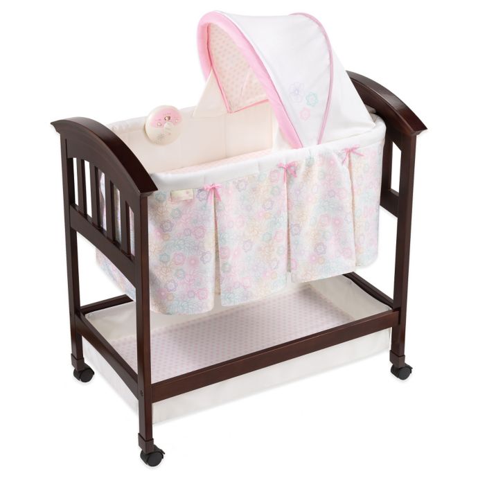 Summer Infant Classic Comfort Bedtime Blossom Wood Bassinet In