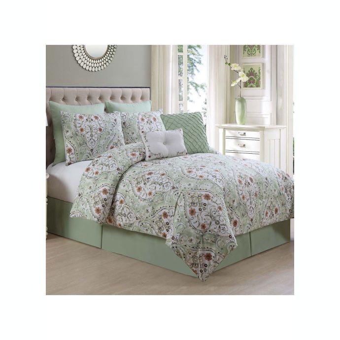 Evangeline 8 Piece Comforter Set Bed Bath Beyond