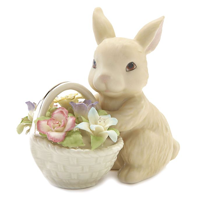 Lenox® Bunny's Basket of Flowers Figurine | Bed Bath & Beyond