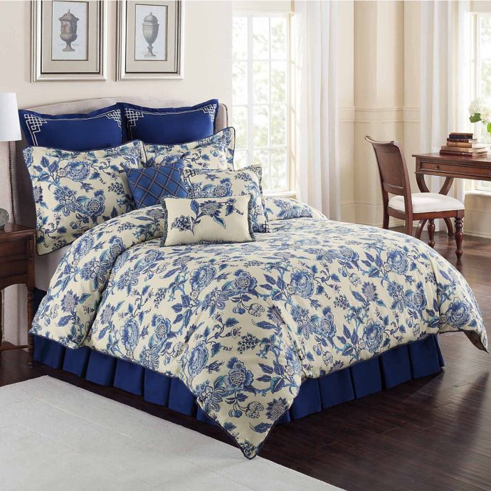 Williamsburg Persiana Comforter Set In Blue Bed Bath Beyond