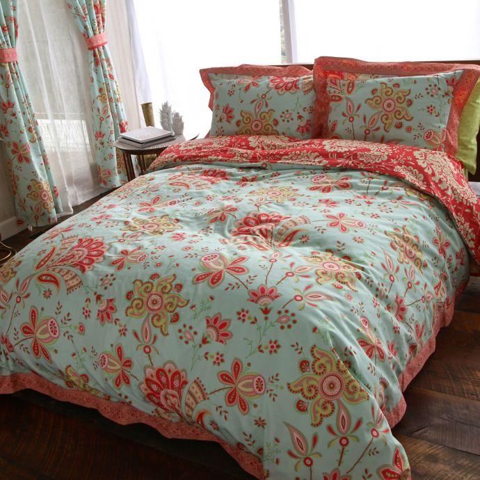 Amy Butler By Welspun Sari Bloom Reversible Comforter Set In