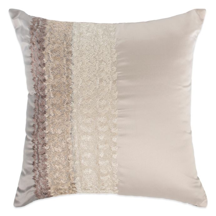 Raymond Waites Parker Square Throw Pillow In Grey Tan Bed Bath