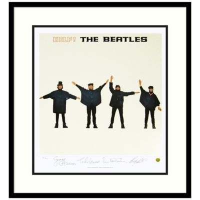 The Beatles Help Framed Album Cover Wall Art Bed Bath Beyond