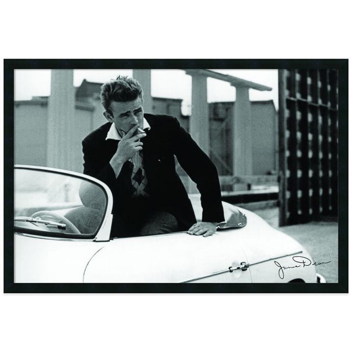 James Dean White Car Wall Art | Bed Bath & Beyond