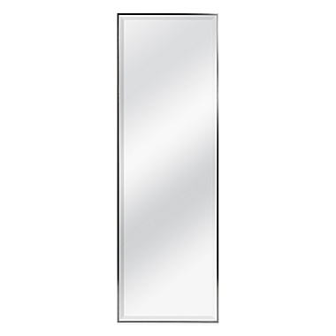 Cheval 59.5-Inch x 19-Inch Thin Profile Floor Standing Mirror in Pewter. View a larger version of this product image.