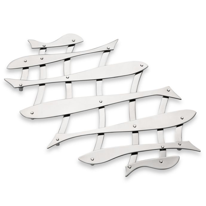 Alessi Pescher Stainless Steel Trivet Bed Bath & Beyond