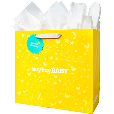 buybuy BABY&reg; Medium Gift Bag with Tissue. View a larger version of this product image.