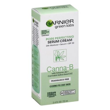 Garnier&reg; Green Labs 2.4 fl. oz. Canna-B Pore Perfecting Serum Cream. View a larger version of this product image.