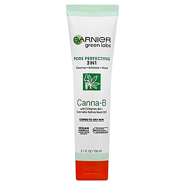 Garnier Foaming Green Labs Canna-B Pore Perfecting 3-in-1 Cleanser. View a larger version of this product image.