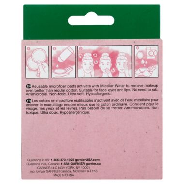 Garnier Micellar Cleansing Eco Pads (Set of 3). View a larger version of this product image.