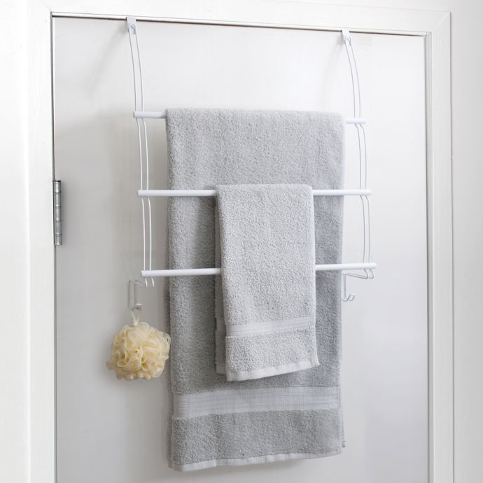 Totally Bath Over The Door Towel Bar | Bed Bath & Beyond