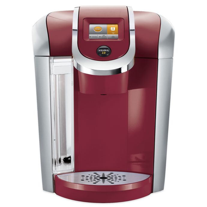 Keurig 2 0 K450 Coffee Brewing System In Red Bed Bath Beyond