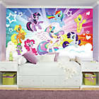 Alternate image 1 for York Wallcoverings My Little Pony Cloud XL Chair Rail Prepasted Mural